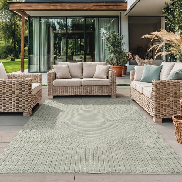 Zelený vnitřní a venkovní koberec 140x200 cm Nova 1201 – Ayyildiz Carpets-image-1