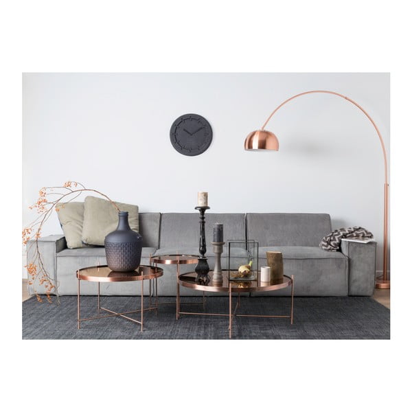 Světle šedá rohová část modulární pohovky Zuiver James-image-1