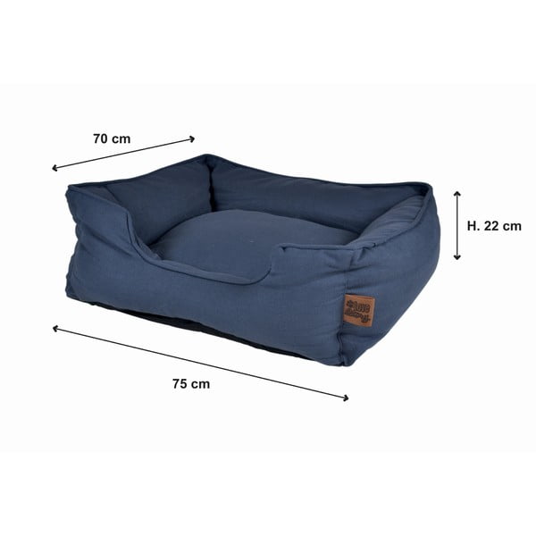 Modrý pelíšek pro psa 70x75 cm – Love Story-image-4