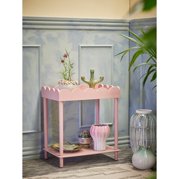 Růžový konzolový stolek z borovicového dřeva 40x60 cm Isola – Bloomingville-image-1
