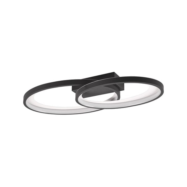 Černobílé LED stropní svítidlo 30x57 cm Malaga – Trio