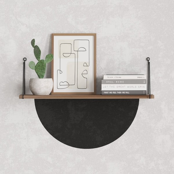 Police v dekoru ořechu v přírodní barvě 72 cm Armoni – Kalune Design-image-1