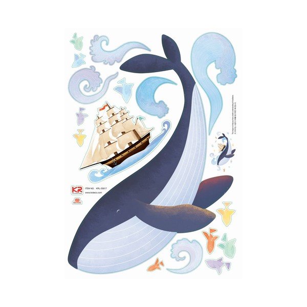Nástěnná samolepka Ambiance Whale-image-2