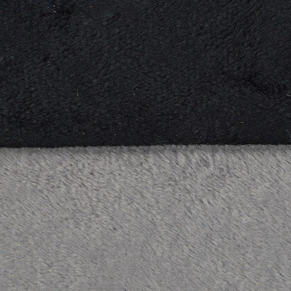 Šedý semišový pelíšek pro psa 61x38 cm Flakes – Love Story-image-3