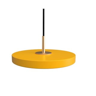 Okrově žluté LED závěsné svítidlo s kovovým stínidlem ø 15 cm Asteria Micro – UMAGE