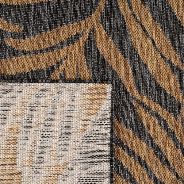 Černý/hnědý vnitřní a venkovní koberec 60x100 cm Mira 1451 – Ayyildiz Carpets-image-3