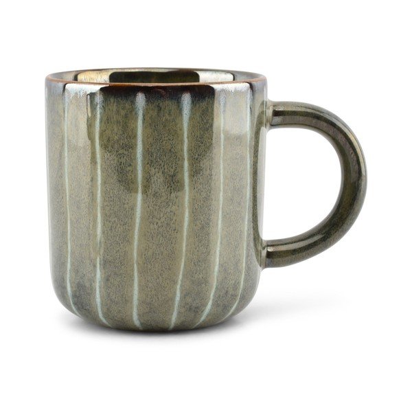 Tmavě zelený kameninový hrnek 500 ml Muggies – Salt&Pepper