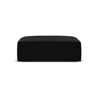 Černá sametová podnožka Vanda – Mazzini Sofas