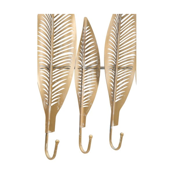 Kovový nástěnný věšák ve zlaté barvě Long Leaf – Mauro Ferretti-image-3