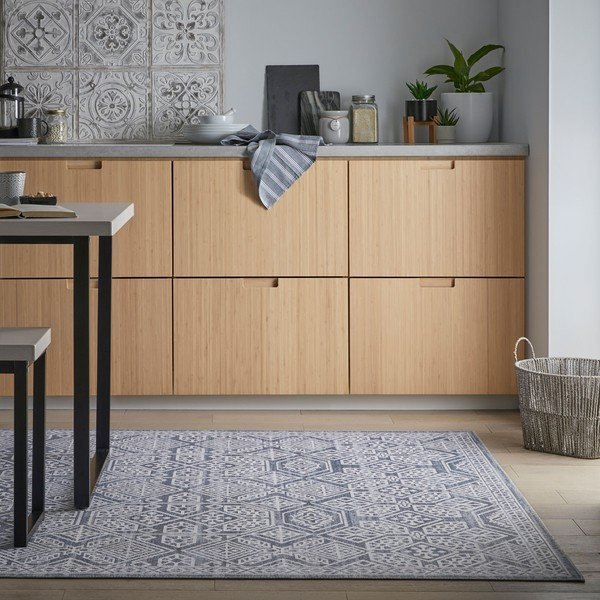 Šedý pratelný koberec 290x200 cm FOLD Cora - Flair Rugs-image-1