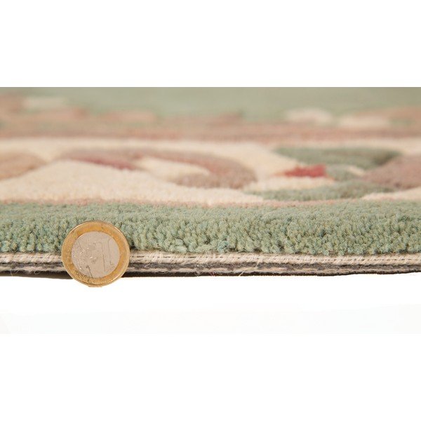 Zelený vlněný koberec 67x127 cm Aubusson – Flair Rugs-image-4
