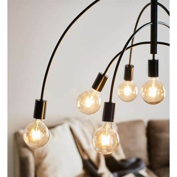 Černé závěsné stropní svítidlo Markslöjd Lavello, šířka 94,5 cm-image-1