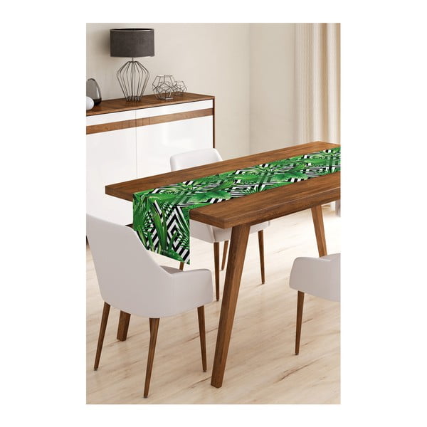 Běhoun na stůl z mikrovlákna Minimalist Cushion Covers Jungle, 45 x 145 cm