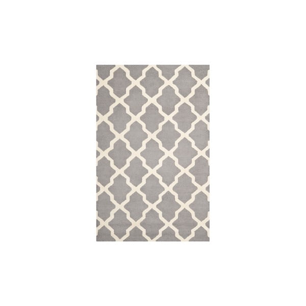Vlněný koberec Ava Light Grey, 182x274 cm