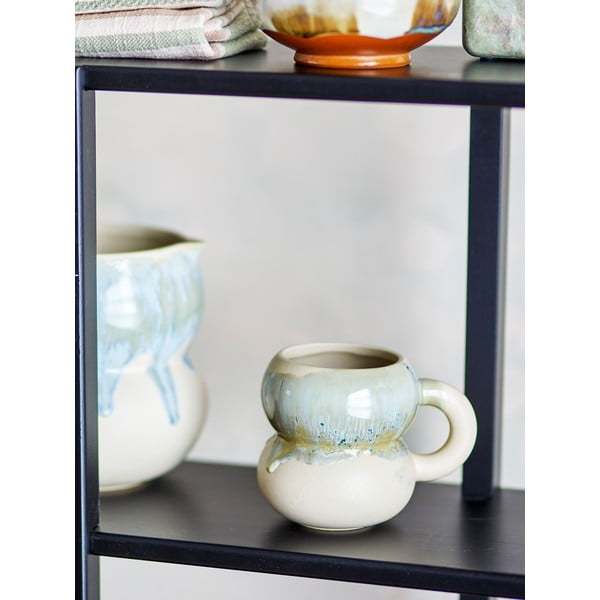 Modré/krémové hrnky v sadě 4 ks z kameniny 400 ml Luna – Bloomingville-image-2