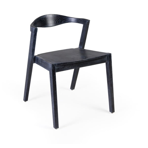 Černá jídelní židle ze dřeva Sungkai Moycor Arco