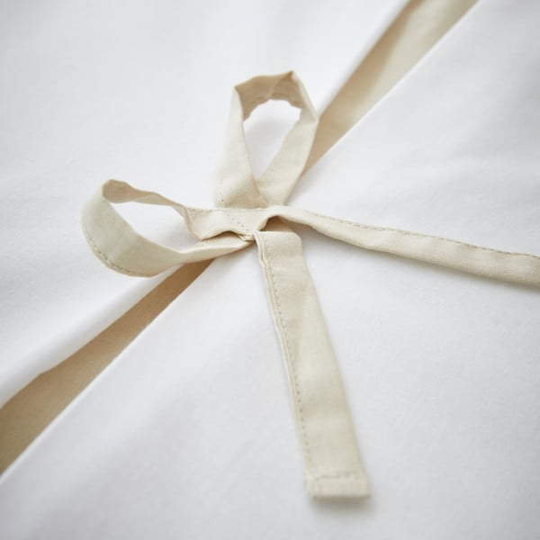 Bílé povlečení na dvoulůžko 200x200 cm Milo Bow – Catherine Lansfield-image-4