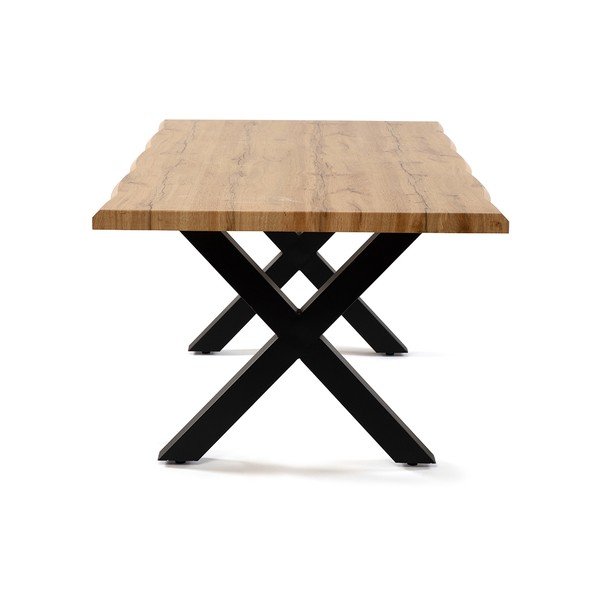 Jídelní stůl v dekoru dubu 90x160 cm Kora – Bonami Essentials-image-3