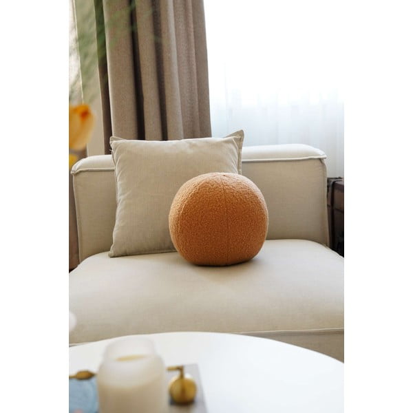 Dekorační polštář z materiálu bouclé ø 20 cm Top – Mioli Decor-image-4