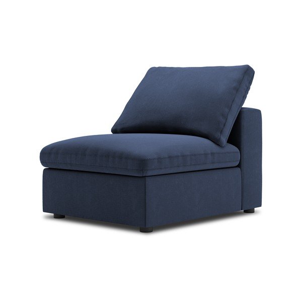Tmavě modrá prostřední část modulární manšestrové pohovky Windsor & Co Sofas Galaxy-image-2