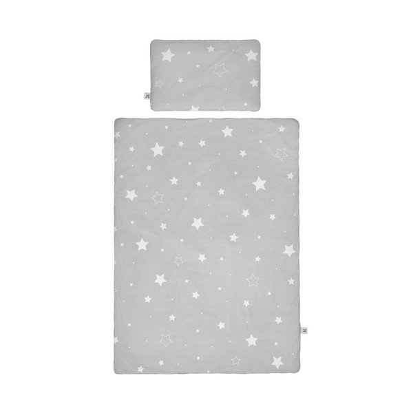 Set dětské bavlněné přikrývky s polštářem BELLAMY Shining Star, 100 x 135 cm-image-1