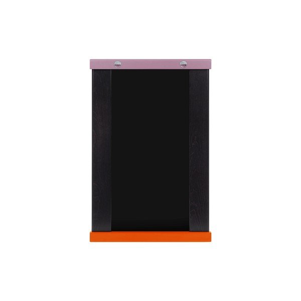 Nástěnné zrcadlo s poličkou  s dřevěným rámem 50x75 cm Lun – noo.ma-image-4