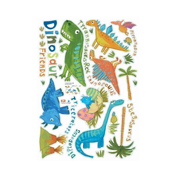Nástěnná samolepka Ambiance Colourful Dino-image-1