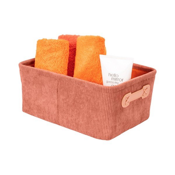 Růžový úložný box Wenko Anela, 28 x 12 cm-image-4