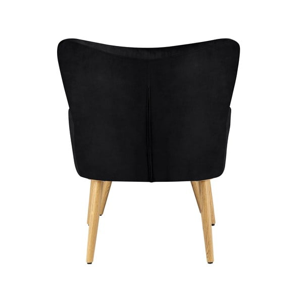 Černé sametové křeslo Coco - Støraa-image-2