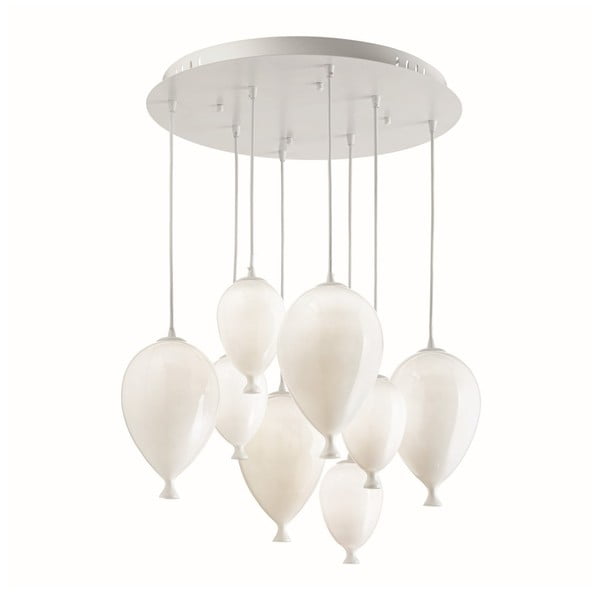 Bílé závěsné svítidlo Evergreen Lights Balloons