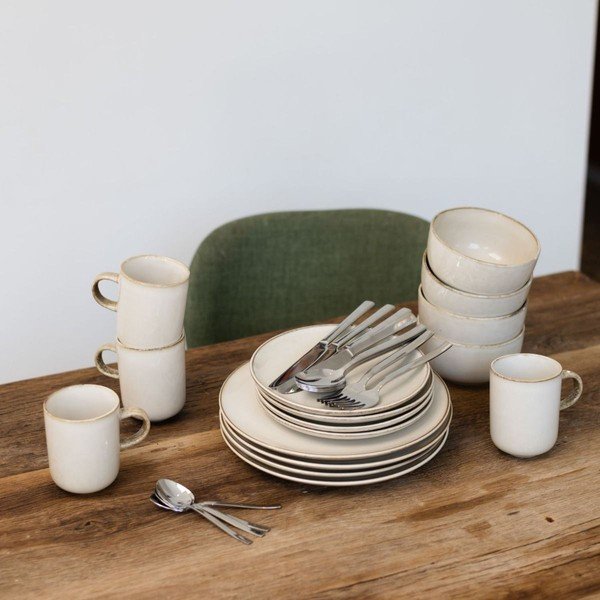Kameninová jídelní sada 16 ks pro 4 osoby Meridian – Salt&Pepper-image-3
