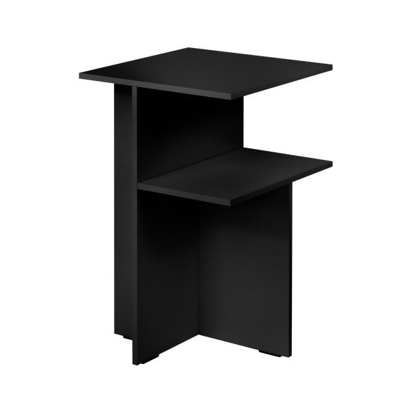 Černý noční stolek s poličkami Atik – noo.ma-image-3
