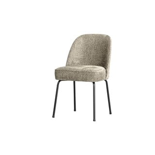Krémové sametové jídelní židle v sadě 2 ks Vogue – BePureHome