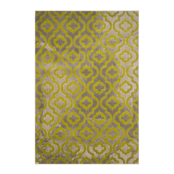 Zelený vysoce odolný koberec Floorita Evergreen, 92 x 152 cm