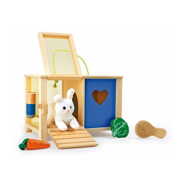 Dřevěná králíkárna na hraní Legler Rabbit
