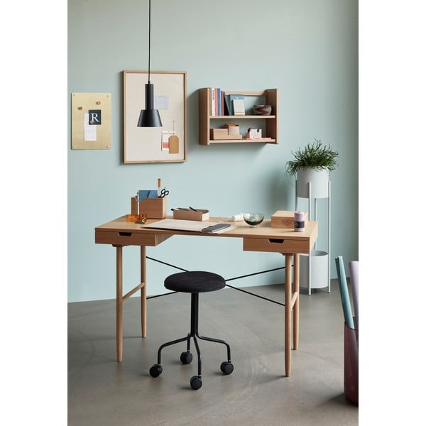 Bílý kovový stojan na květiny Hübsch Stand, výška 1 m-image-1