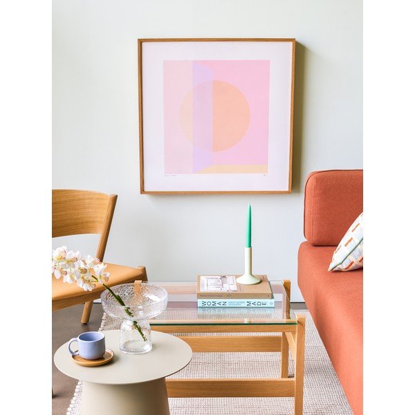 Konferenční stolek se skleněnou deskou v přírodní barvě 52x66 cm Ledge – Hübsch-image-4