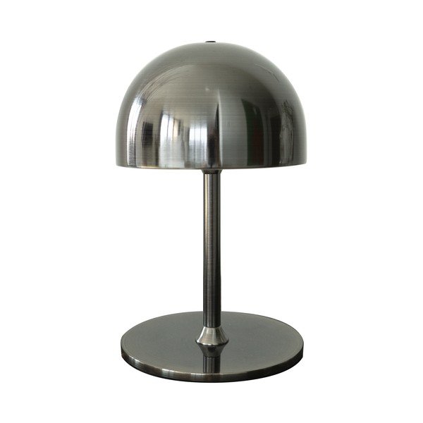 Tmavě šedá LED stolní lampa na dálkové ovládání s kovovým stínidlem (výška 22 cm) Tim – Sirius