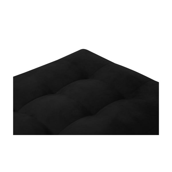 Černá sametová podnožka Milo Casa Santo-image-4