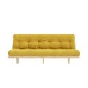 Žlutá manšestrová pohovka 200 cm Lean – Karup Design