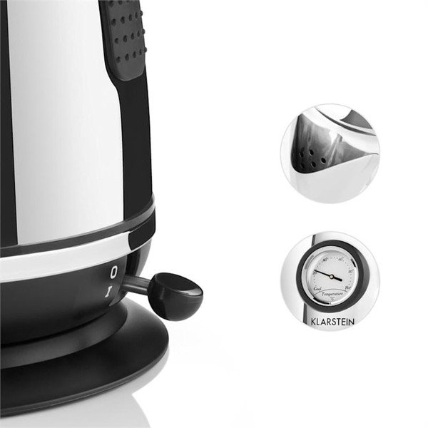 Rychlovarná konvice ve stříbrné barvě Klarstein Aquavita Chalet-image-3