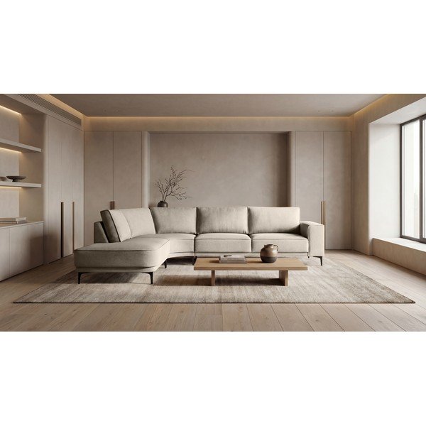 Béžová rohová pohovka (levý roh) Copenhagen – Scandic-image-1