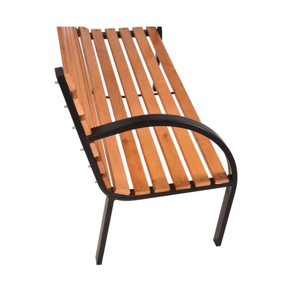 Dřevěná zahradní lavice s ocelovou konstrukcí Garden Pleasure Bellevue-image-3