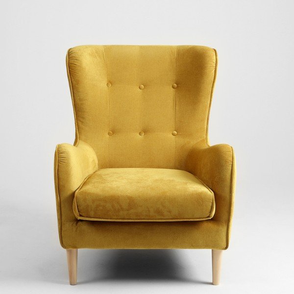 Žluté křeslo Custom Form Cozyboy-image-1