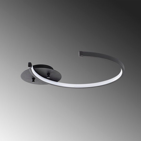 Černé LED stropní svítidlo 33x46 cm Moon – Opviq lights-image-2