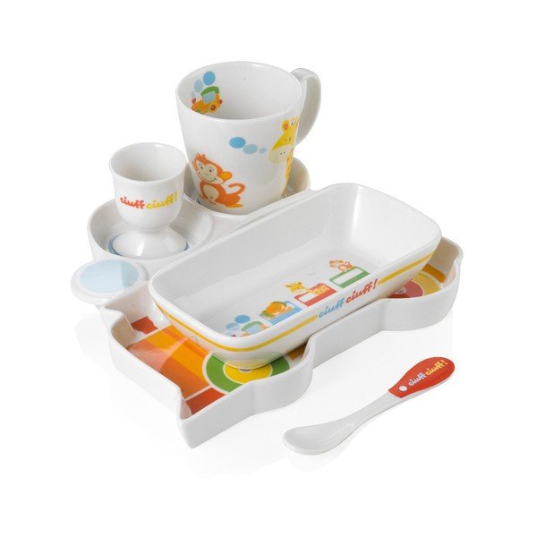 5dílný dětský jídelní set Brandani Ciug Ciuf