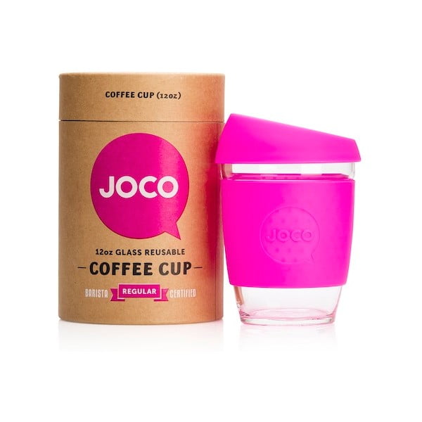 Cestovní hrnek na kávu Joco Cup 340 ml, růžový