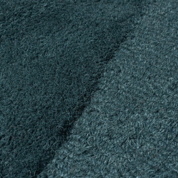Zelenomodrý ručně tkaný vlněný kulatý koberec ø 160 cm Shard Teal – Flair Rugs-image-3