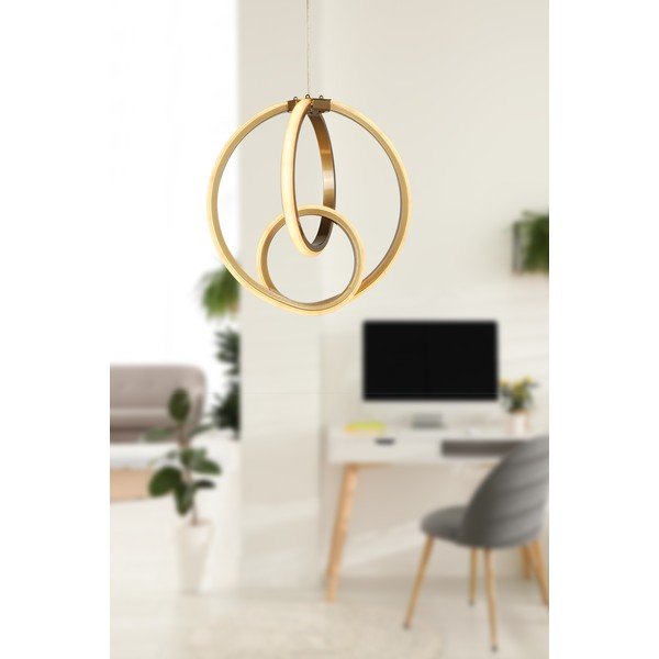 Kovové LED závěsné svítidlo v bronzové barvě ø 28,5 cm Neo – Squid Lighting-image-1