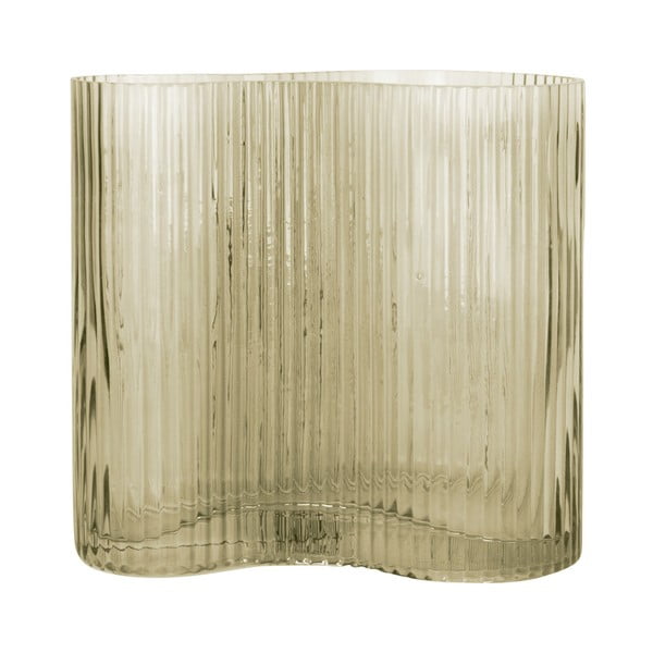 Zelená skleněná váza PT LIVING Wave, výška 18 cm-image-3